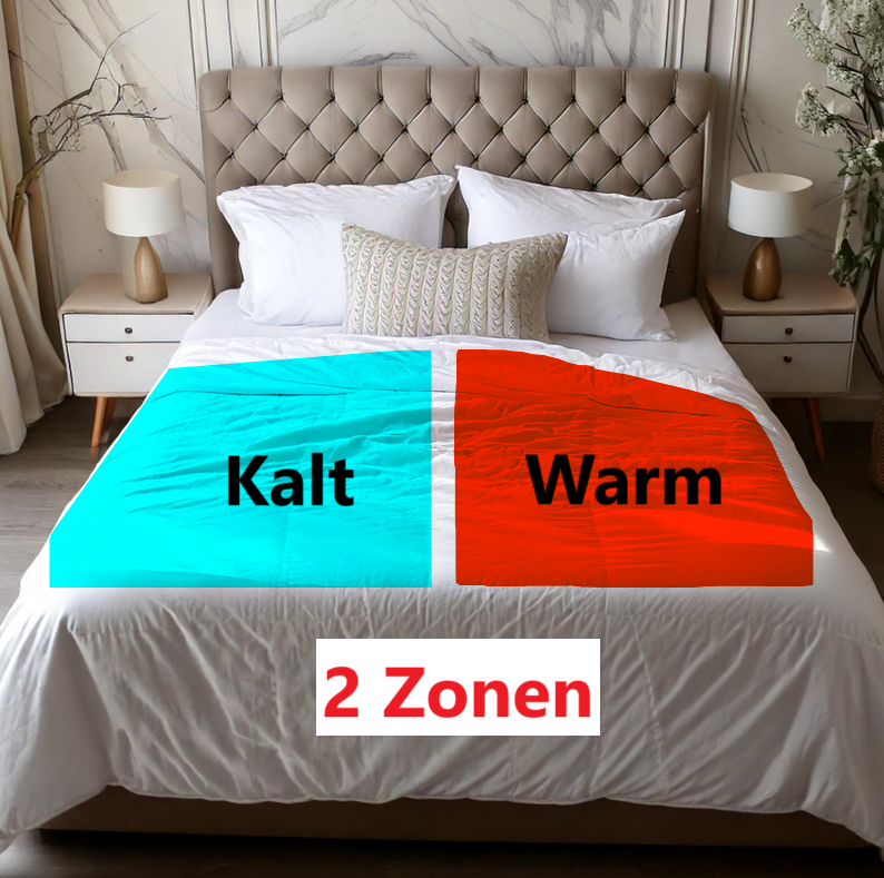Ein Bettdeckenbezug. Zwei Zonen. Einzigartig – und nur bei uns! Mehr Intimität! Mehr Körperkontakt! Bettwäsche mit zwei gratis Kissenbezügen & kostenloser Überraschung